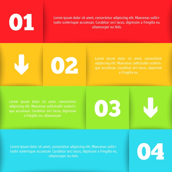 Infographic 템플릿 디자인에 대 한 — 스톡 벡터