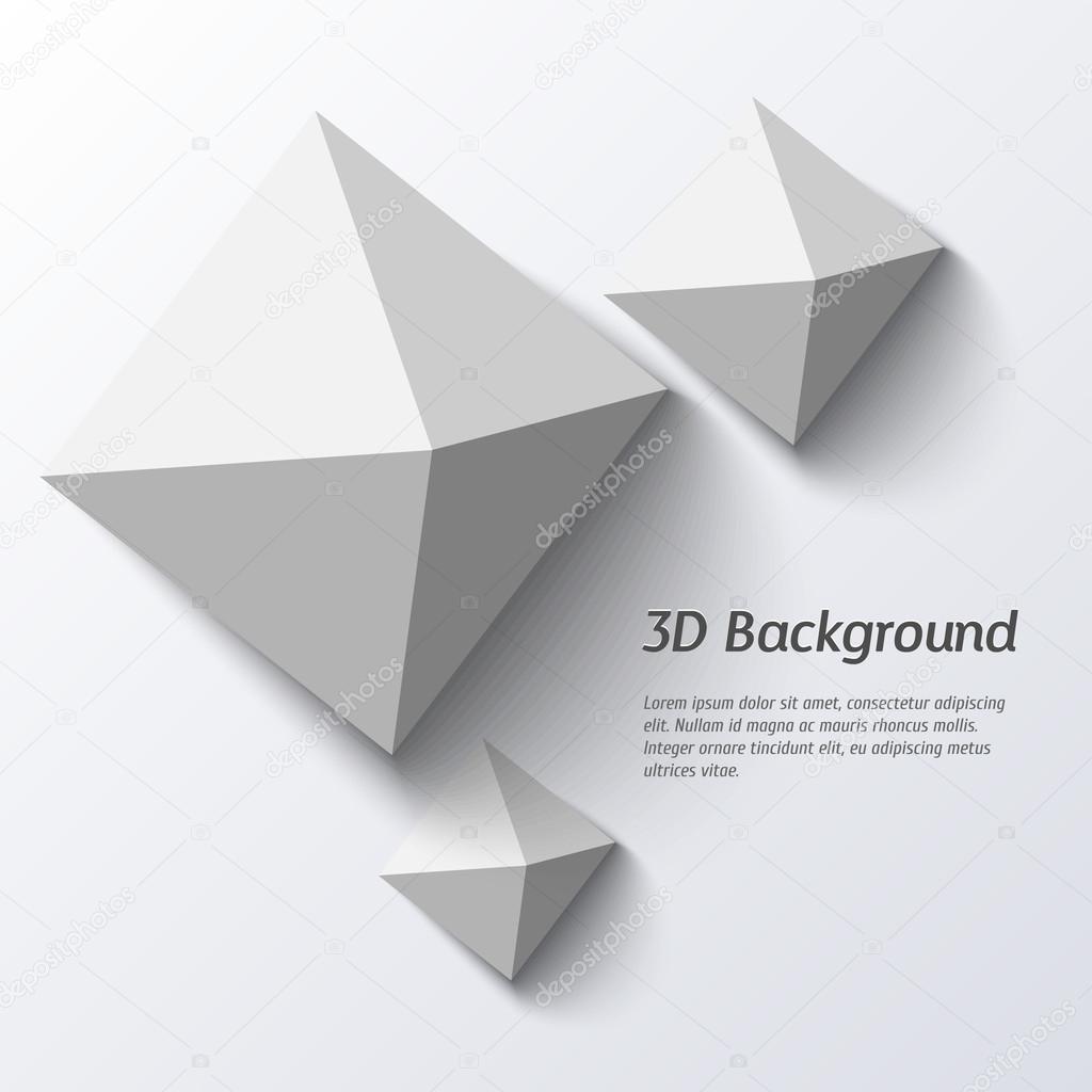 3d geometric abstract background.