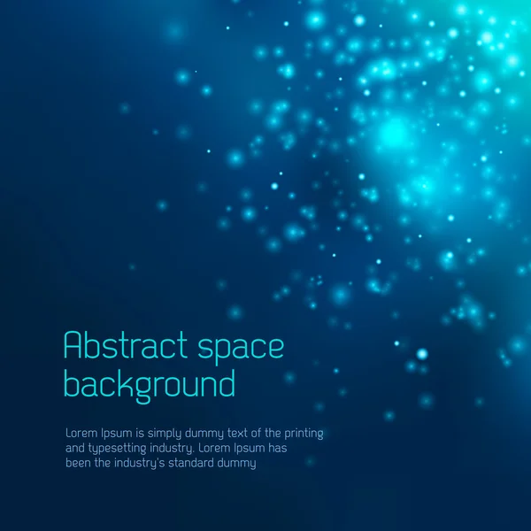 Abstract space background — Stock Vector