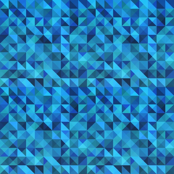 블루 완벽 하 게 트라이앵글 추상 패턴. — 스톡 벡터