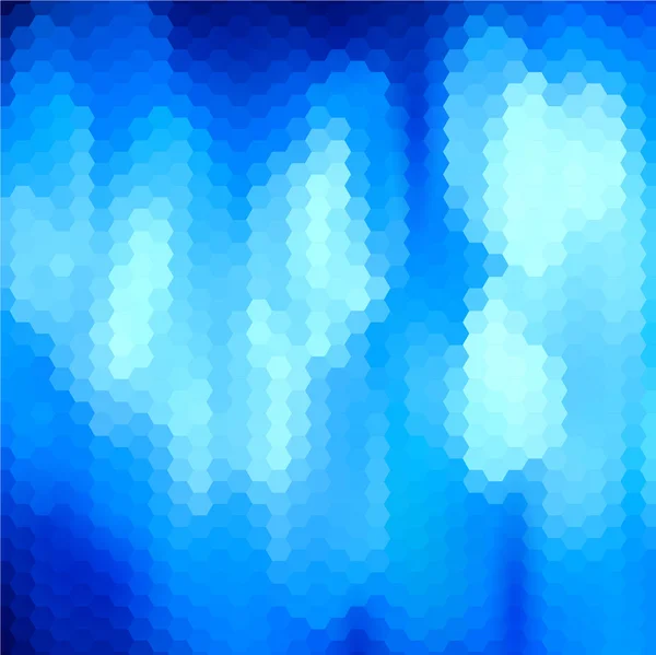 Blue abstract mozaïek achtergrond. — Stockvector