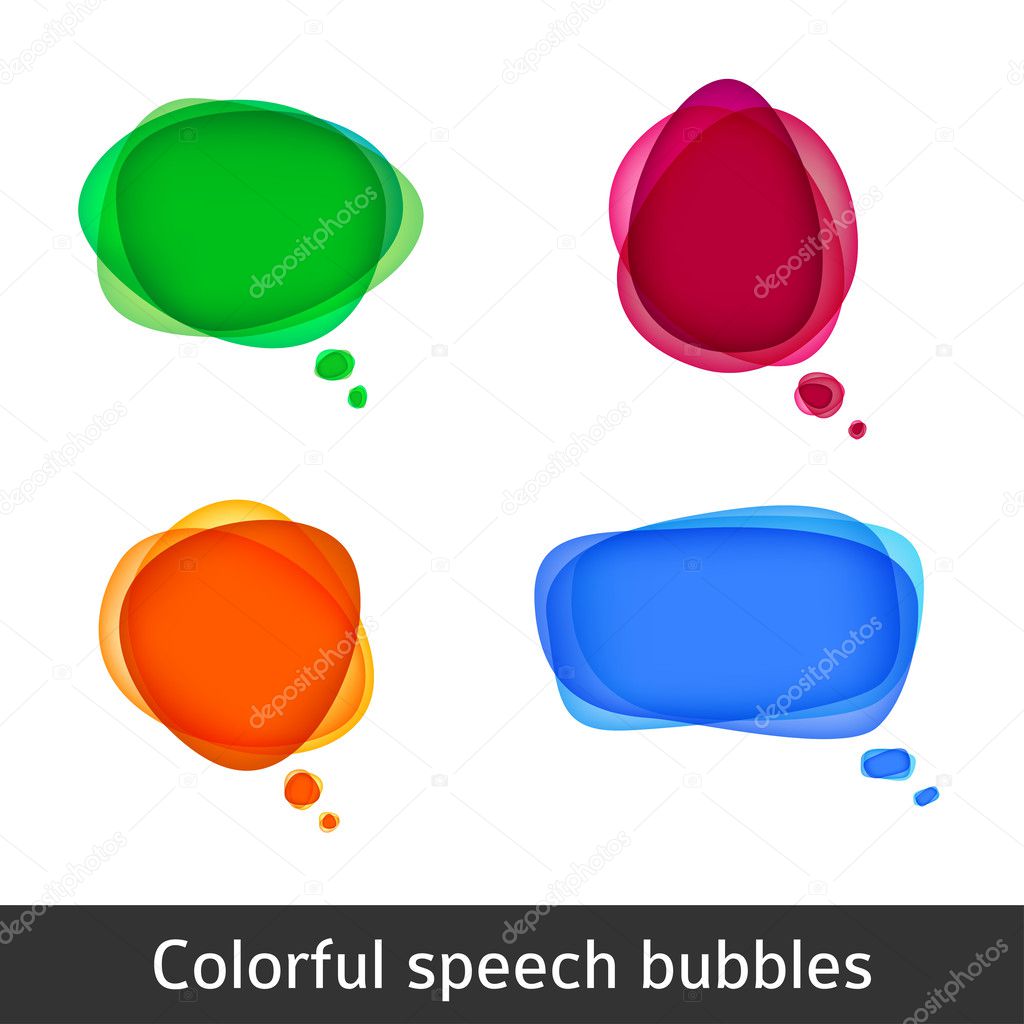 Vector bubbles for speech