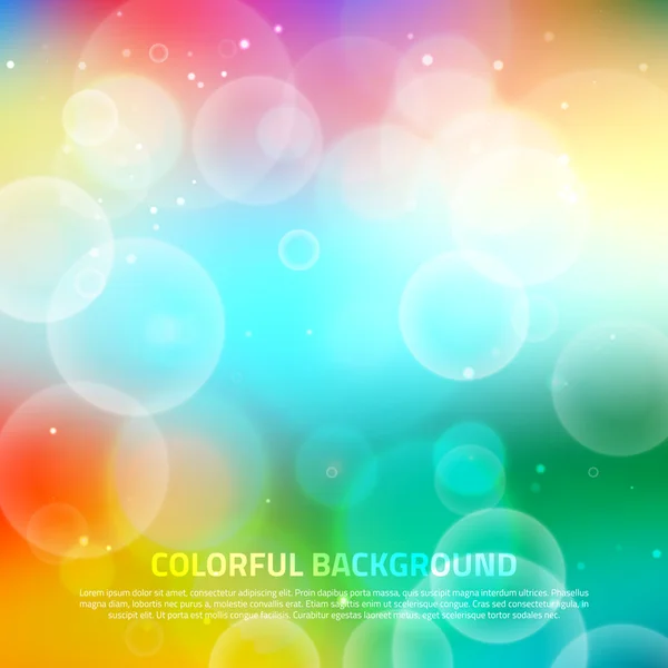 Abstracte kleurrijke zachte onscherpe achtergrond — Stockvector