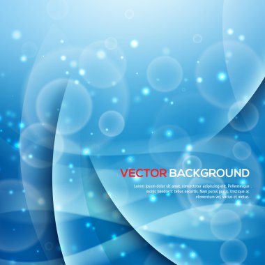 bokeh ile mavi arka plan