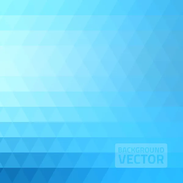 Abstract blue triangle background — Stock Vector