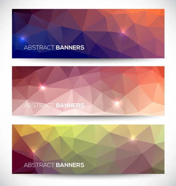 Abstract banners collection. — Stock Vector