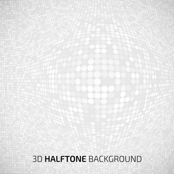 Abstract perspective background with halftone — Stock Vector