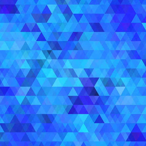 Abstrakter blauer Hintergrund mit Dreiecken — Stockvektor