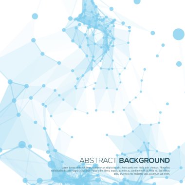 mavi renkli molekül ve iletişim