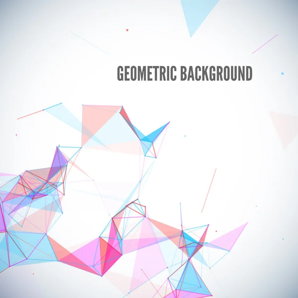 Abstracte geometrische achtergrond — Stockvector