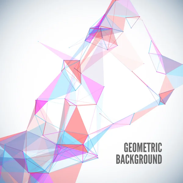 Abstracte geometrische achtergrond — Stockvector