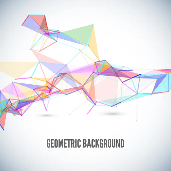 Abstrakter geometrischer Hintergrund — Stockvektor