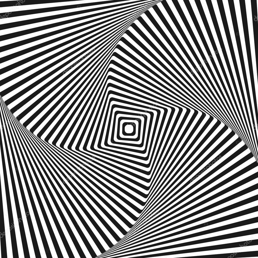 Optical art illusion
