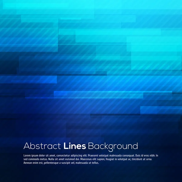 Blue abstract lines business vector background. — Stock Vector