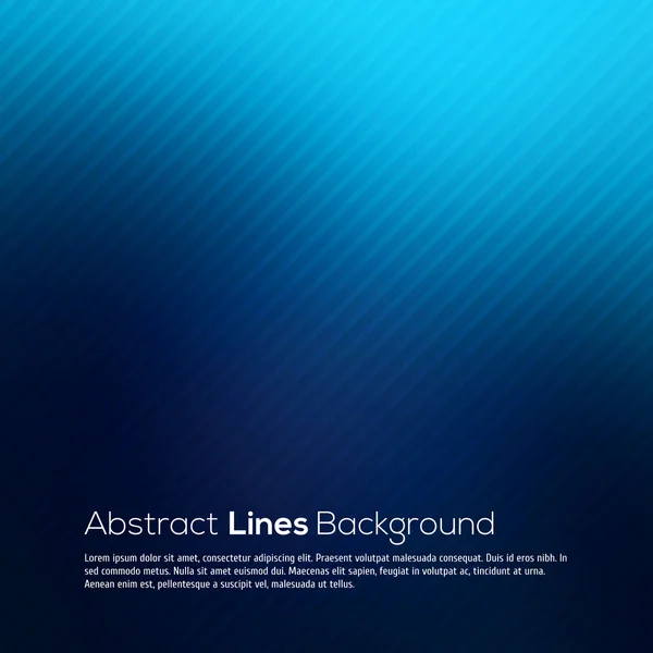 Blaue abstrakte Linien Geschäftsvektor Hintergrund. — Stockvektor