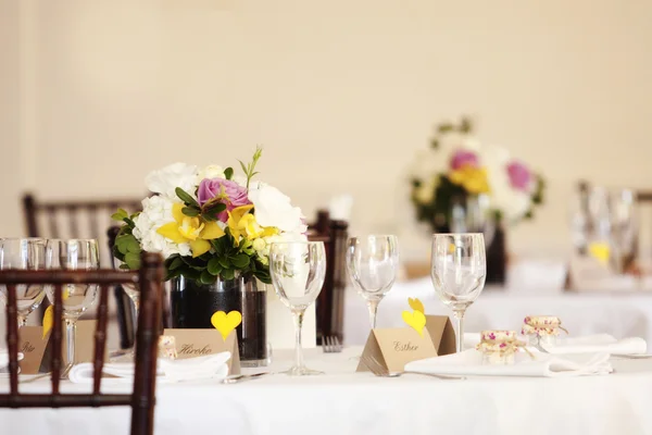 Mesas de casamento — Fotografia de Stock