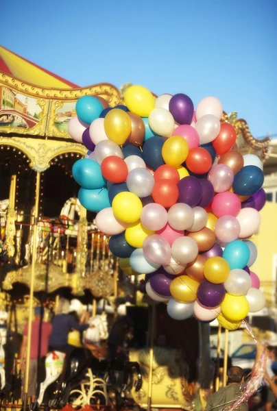 Merry-go-round carousel — Stock Photo, Image