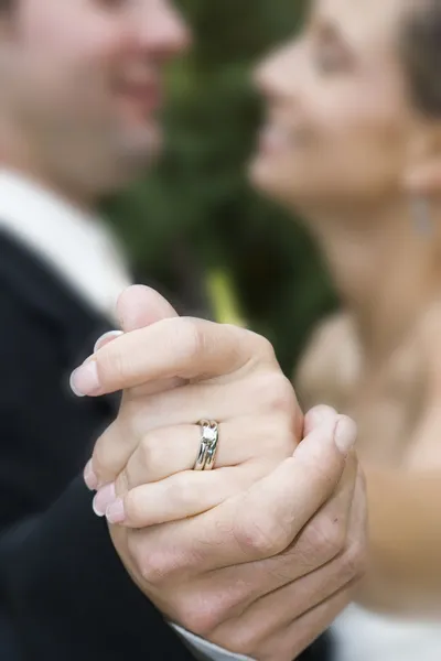 Primer baile como marido y mujer Imagen de archivo