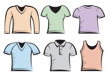 boş t-shirt şablon