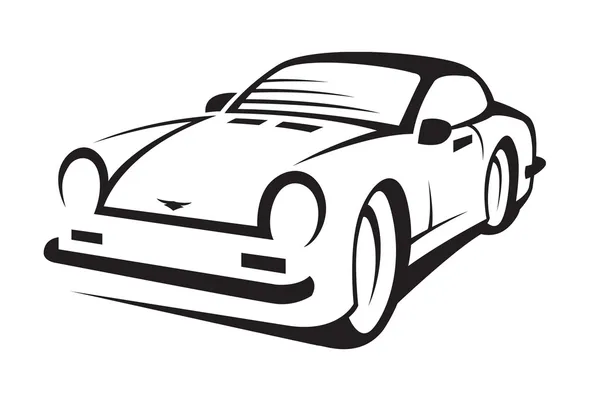 Coche abstracto — Vector de stock