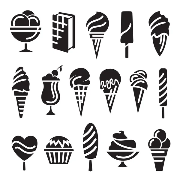 Set de helados — Archivo Imágenes Vectoriales