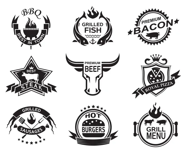 Diseños de restaurantes — Vector de stock