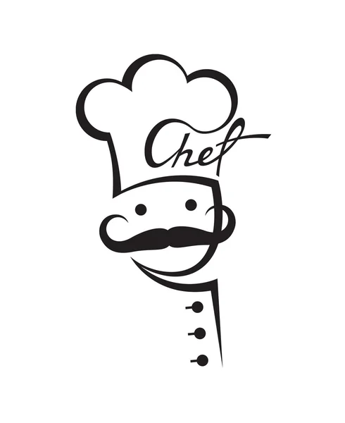 Chef de bigode —  Vetores de Stock