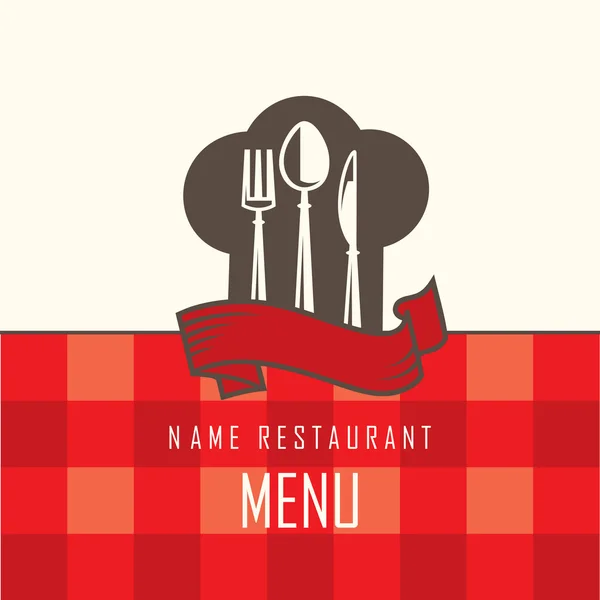 Diseño de menú de restaurante — Vector de stock