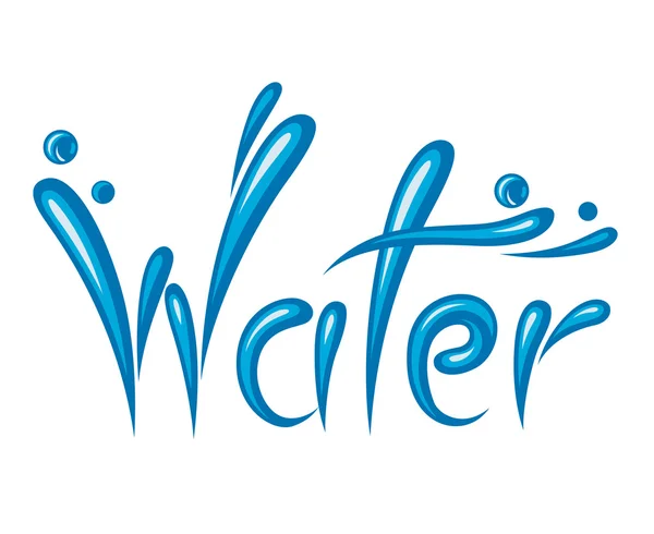 Icono del agua — Vector de stock