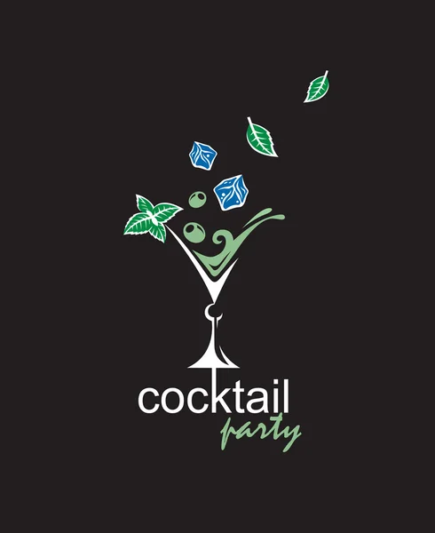 Cocktail — Image vectorielle