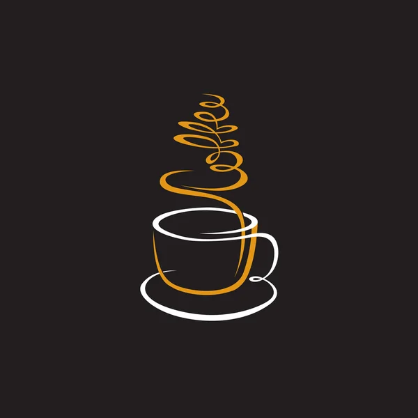 Taza de café — Vector de stock