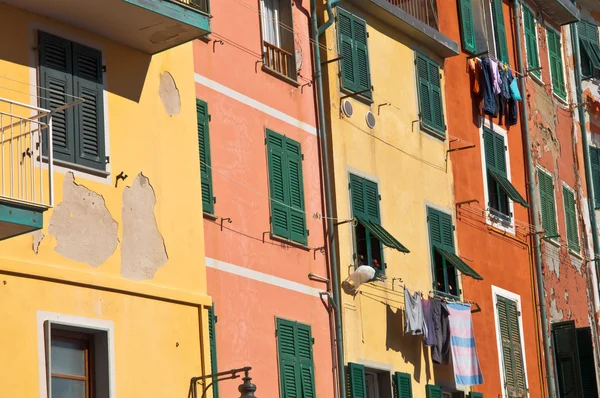 Cinque Terre บ้านที่มีสีสัน — ภาพถ่ายสต็อก