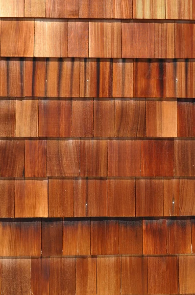 Dřevěné šindele — Stock fotografie