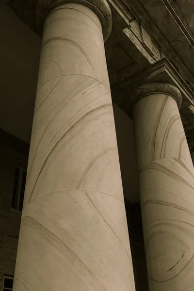 Pillars Symbolizing Law, Education and Government — Stock Photo, Image