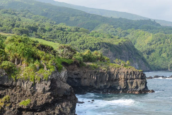 Kliffen in maui hawaii — Stockfoto