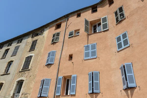 Exterior de casas francesas — Fotografia de Stock