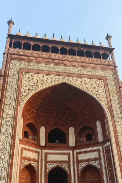 Entrada al Taj Mahal — Foto de Stock
