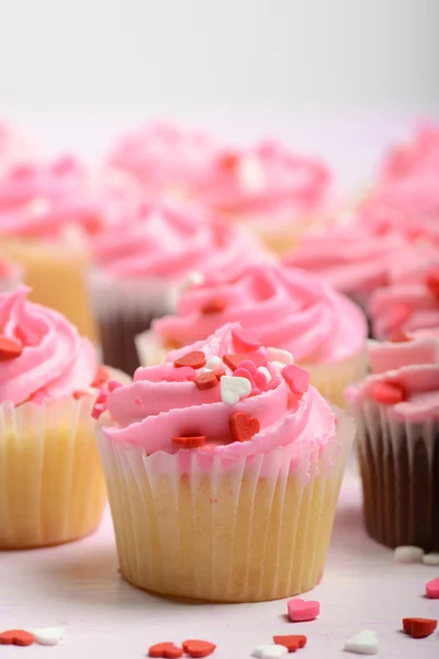 Rosa Cupcakes — Stockfoto