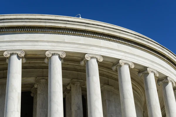 Pijlers van de jefferson memorial — Stockfoto