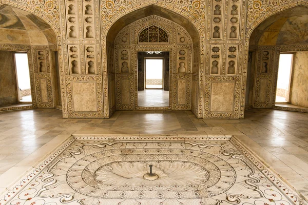 Agra red fort in indien — Stockfoto