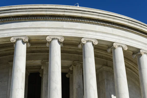 Pijlers van de jefferson memorial — Stockfoto