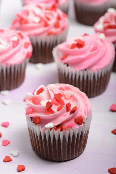 Roze cupcakes — Stockfoto