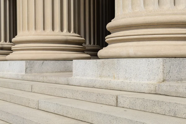 Pillars of Law and Information in the United States — Stock Photo, Image