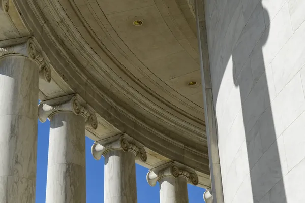 Jefferson Memorial sütunlar — Stok fotoğraf