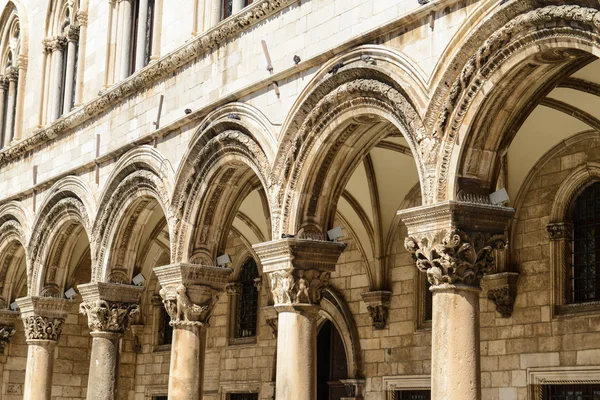 Gothic Stone Pillars — Stock Photo, Image