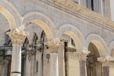 Hırvatistan split Diocletian Sarayı kalıntıları