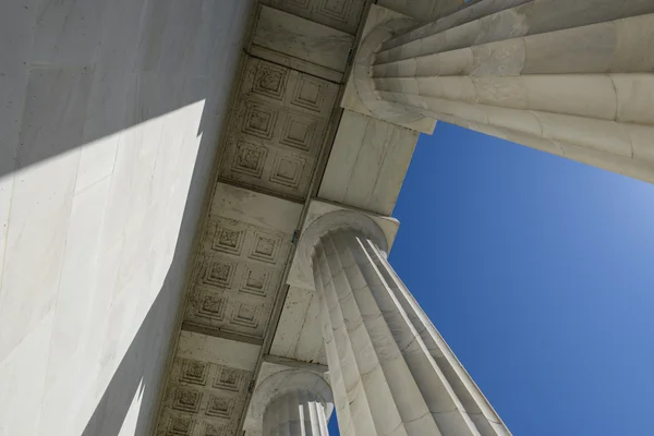 Lincoln Memorial Pillars em Washington DC — Fotografia de Stock