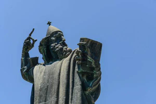 Statue de Grégorius de Nin à Split Croatie — Photo