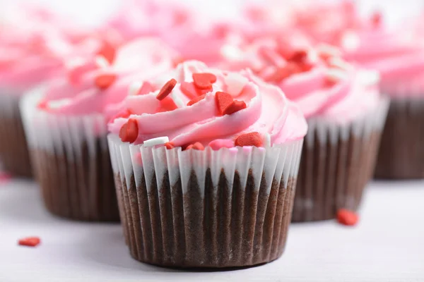 Rosa muffins — Stockfoto