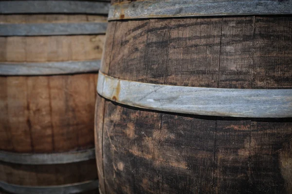 Barricas de vino de roble — Foto de Stock